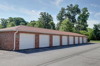 Detached garages at Autumn Winds apartment homes in Clarksville, TN